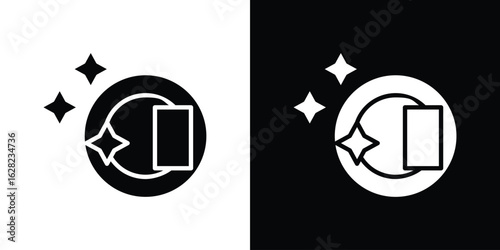 Washing dishes icon design. vector graphics in flat.