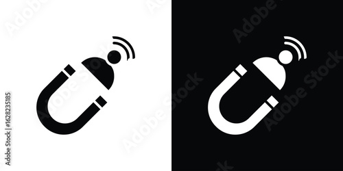 User engagement icon design. vector graphics in flat.
