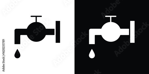 Tap icon design. vector graphics in flat.