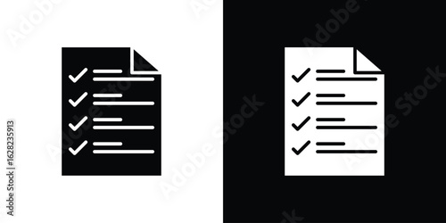 Survey icon design. vector graphics in flat.