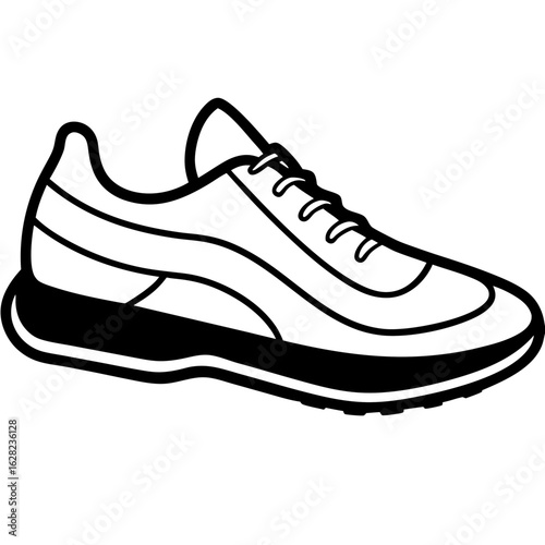 Running Shoe Illustration