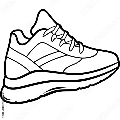 Running Shoe Illustration