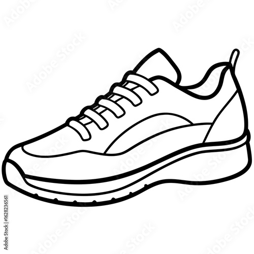 Running Shoe Illustration