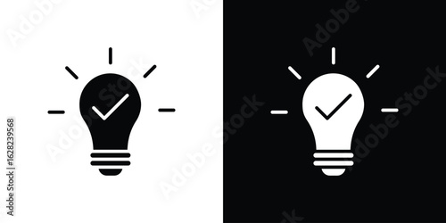 Idea icon design. vector graphics in flat.