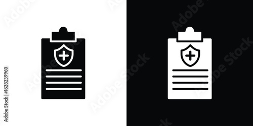 Health insurance icon design. vector graphics in flat.