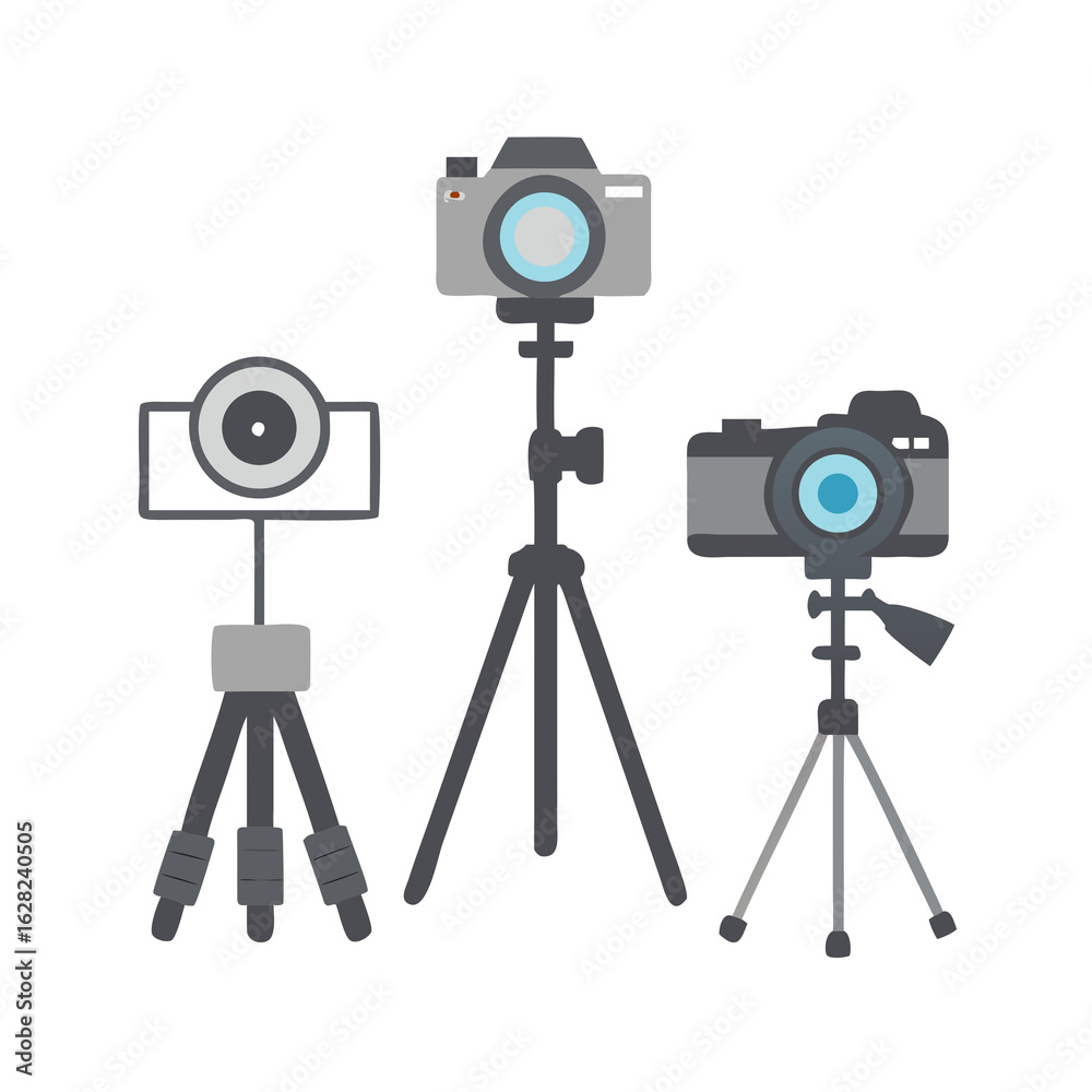 Obraz premium video camera on tripod