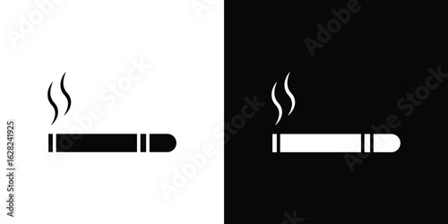 Cigarette icon design. vector graphics in flat.