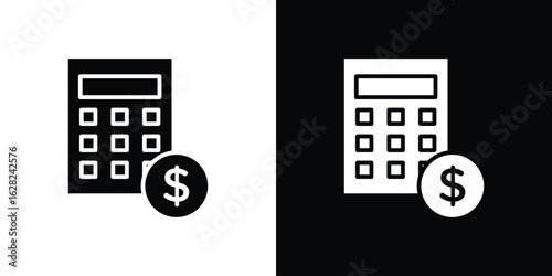 Budget icon design. vector graphics in flat.