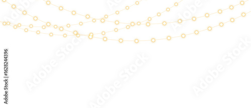 Wallpaper Mural Christmas Light PNG. Set of Christmas glowing garlands. Torontodigital.ca