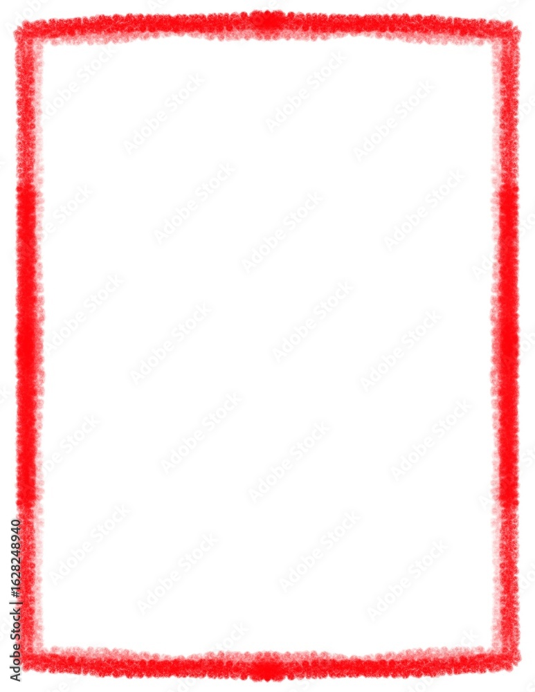 Fototapeta premium Cute crayon borders
