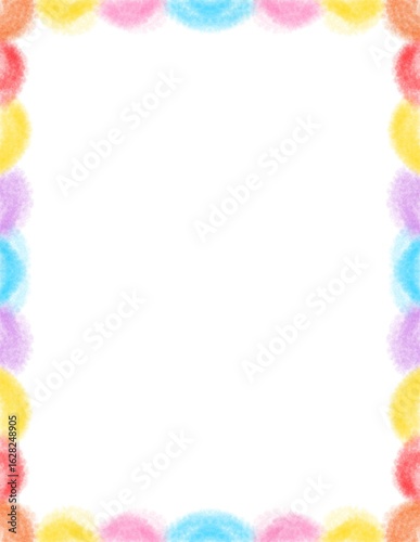 Cute crayon borders