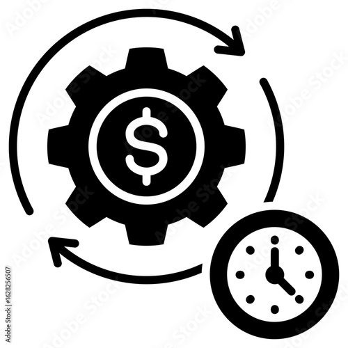 Efficiency Glyph Icon