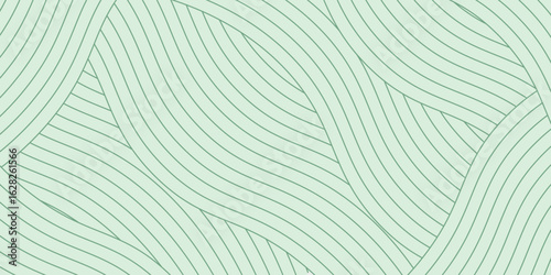 farm green banner, organic abstract background with fields. wavy green lines, natural organic products. ecology background. striped farmer green Pattern