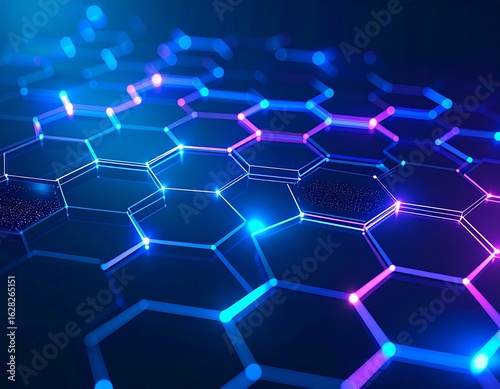 Futuristic digital interface displaying data visualizations, charts, and global information on a screen.
