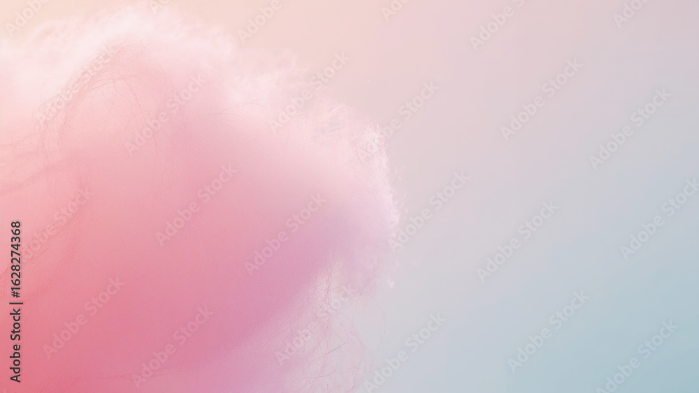 Obraz premium Gradient Pastel Cloud Background with Soft Pink and Blue Tone