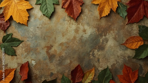 autumn leaves background. colored leaves auptumn
