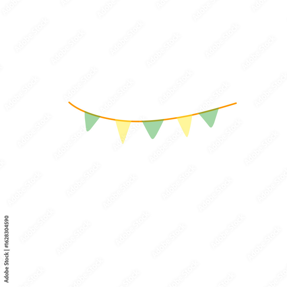 Fototapeta premium festive flag vector ilustration