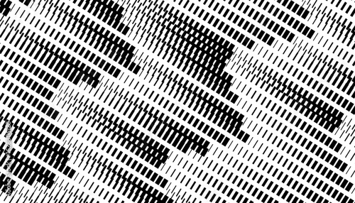 Black and white abstract transition pattern geometric shape made sharp arrows effect for sporty and modern background. Vector Format Illustration 