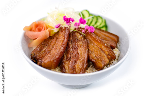 Braised Pork belly with Rice