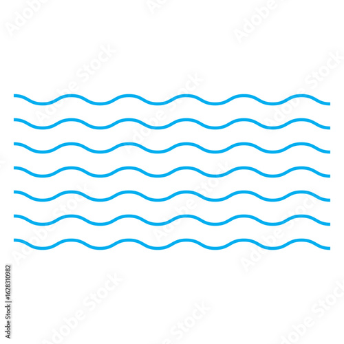 Wave line and wavy zigzag pattern lines. Vector black underlines, smooth end squiggly horizontal curvy squiggles.