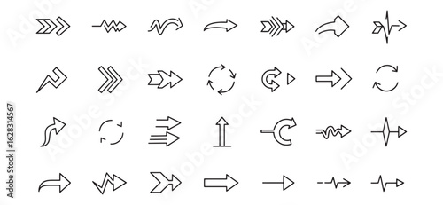 Collection of detailed black line art illustrations depicting various types of boats and watercraft