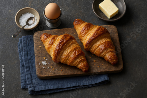 croissant and butter