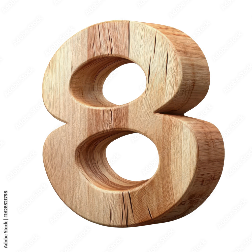 percent with wooden style on transparent background percent with wooden style on transparent background