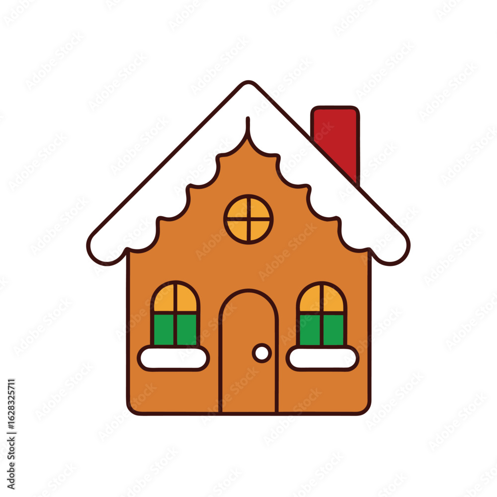 Fototapeta premium house with a roof of a house