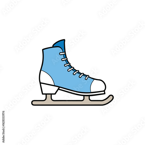 ice skates isolated on white background