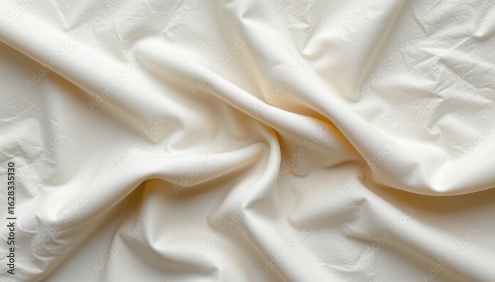 Soft Cotton Fabric Texture in Creamy White Color with Smooth Finish Soft Cotton Fabric Texture in Creamy White Color with Smooth Finish
