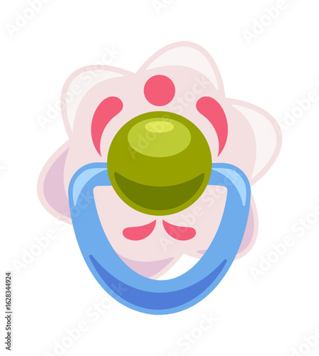 Flower shape pacifier rubber soother