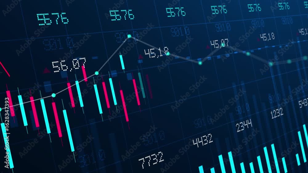 infografica, economia, finanza, andamento azioni, valori, mercato
