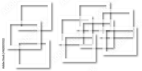 Abstract background with lines. luxury white geometric random lines with pattern. Modern white transparent material in triangle and squares shapes. abstract background vector illustration.