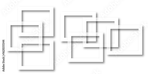 Abstract background with lines. luxury white geometric random lines with pattern. Modern white transparent material in triangle and squares shapes. abstract background vector illustration.