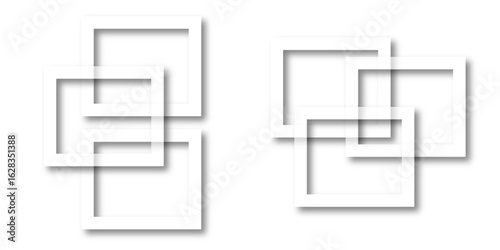 Abstract background with lines. luxury white geometric random lines with pattern. Modern white transparent material in triangle and squares shapes. abstract background vector illustration.