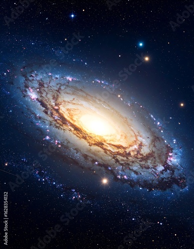 Spiral galaxy in deep space (6)