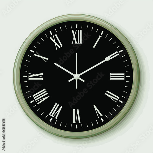 Alarm and Countdown Clock Vector Pack  Outline Style.
