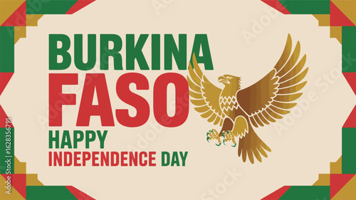 Burkina Faso Independence Day Eagle Flag National Celebration