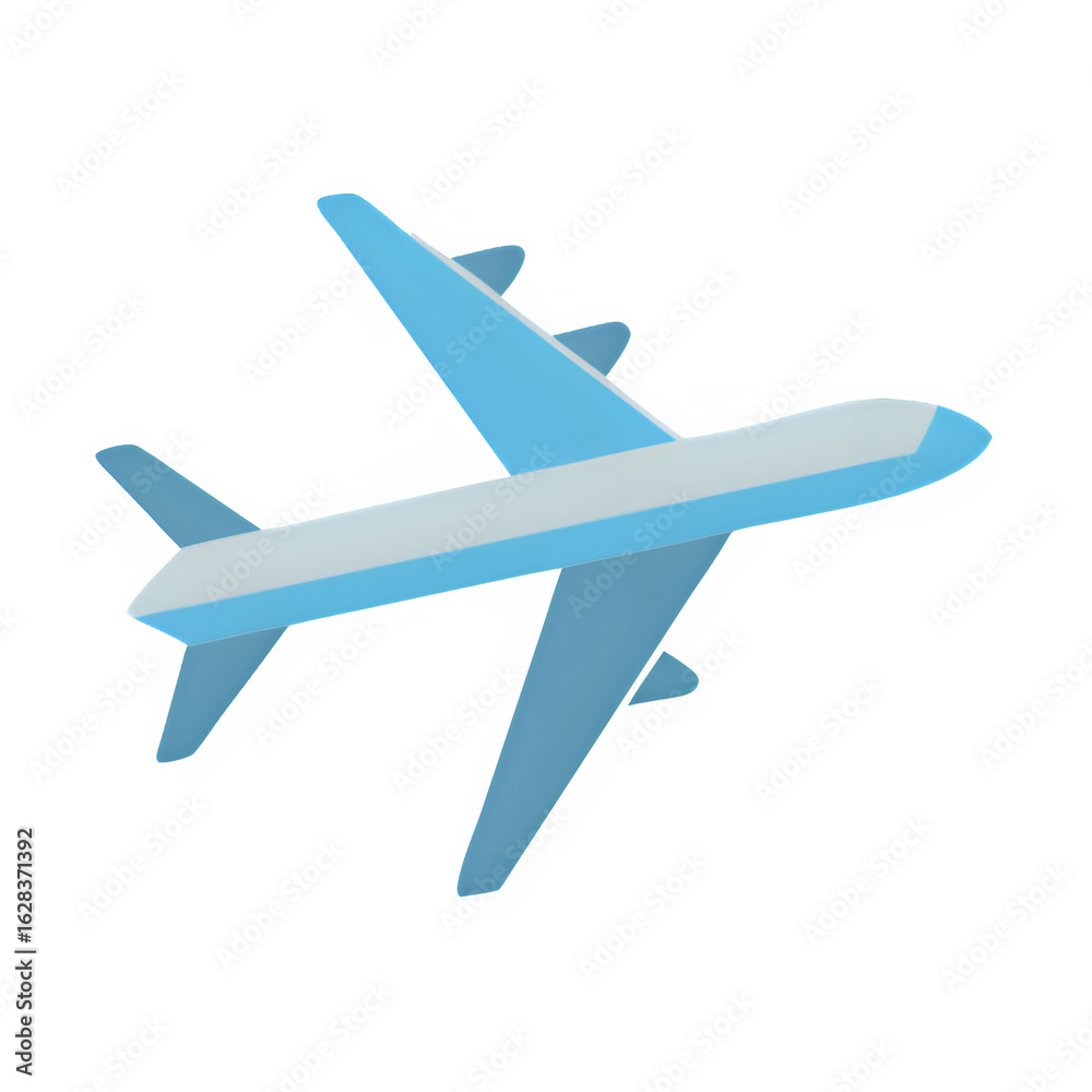 Obraz premium Commercial Airliner Icon – Flat Vector Illustration of Passenger Jet, Aviation Travel Symbol, Modern Aircraft Isolated on White Background for Airline, Airport, and Transportation Themes