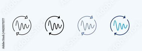 Signal Processing Multiple Style Icon Collection