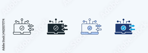 Intrusion Detection System Multiple Style Icon Collection