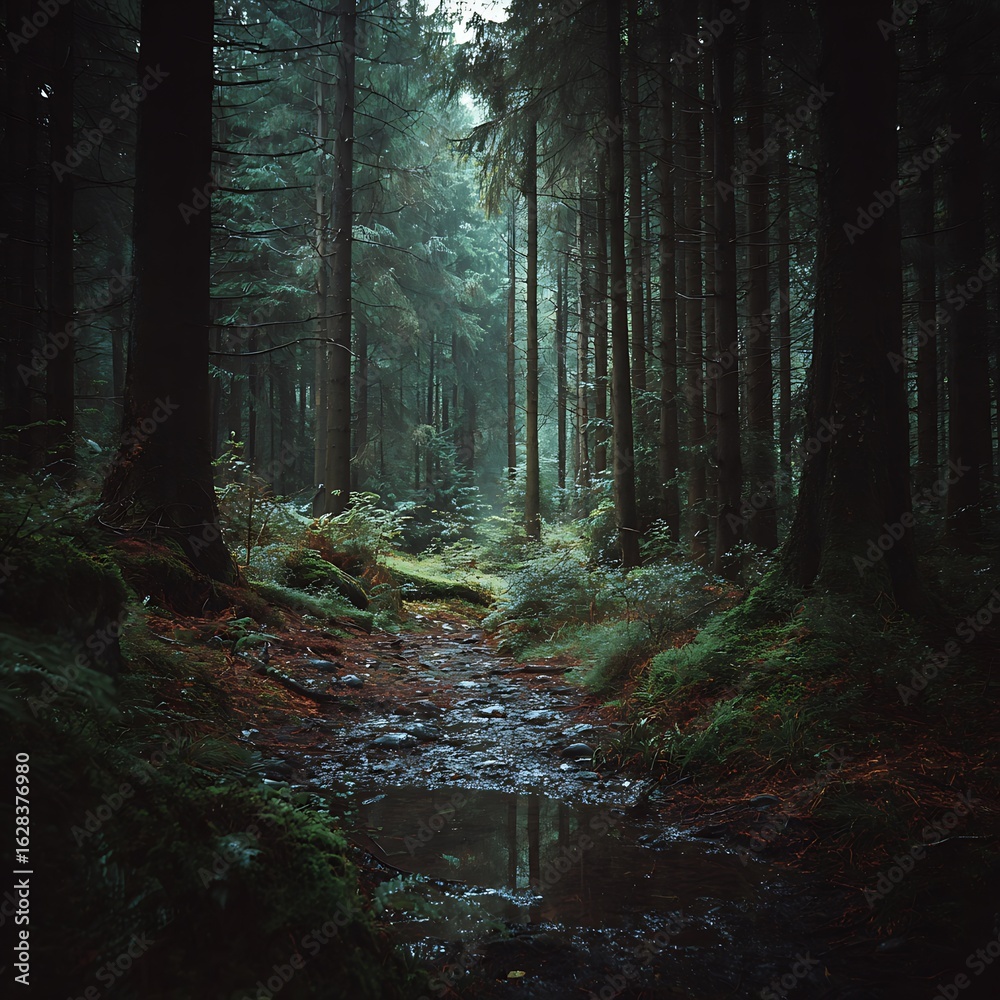 Fototapeta premium morning in the forest