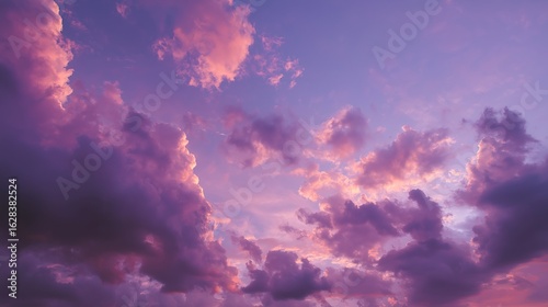 Purple sky. Dreamy fantasy. AI-generated.