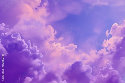 Purple sky. Dreamy fantasy. AI-generated.