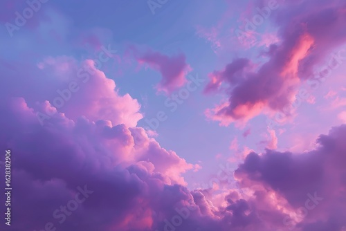 Purple sky. Dreamy fantasy. AI-generated.