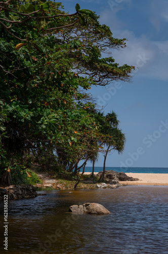 Nice Beach And White Sand In Thailand
