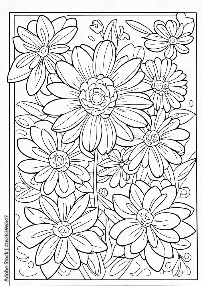 Fototapeta premium seamless floral pattern