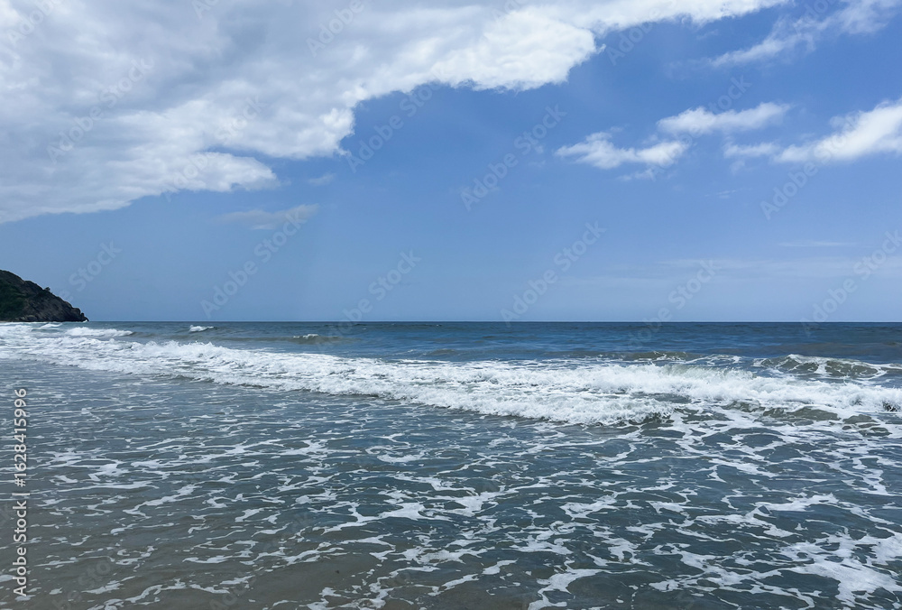 Fototapeta premium The magic of nature on the beaches of Venezuela - Cuyagua, a majestic Caribbean paradise