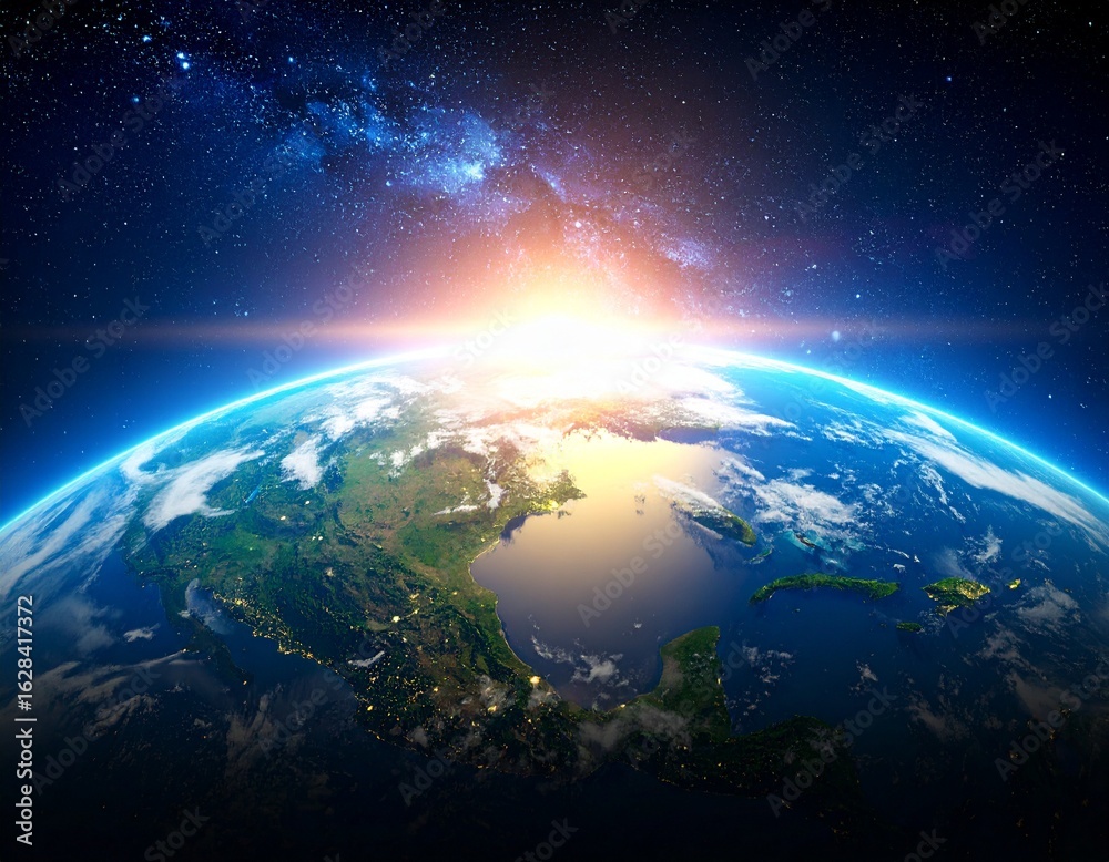 Fototapeta premium earth in space