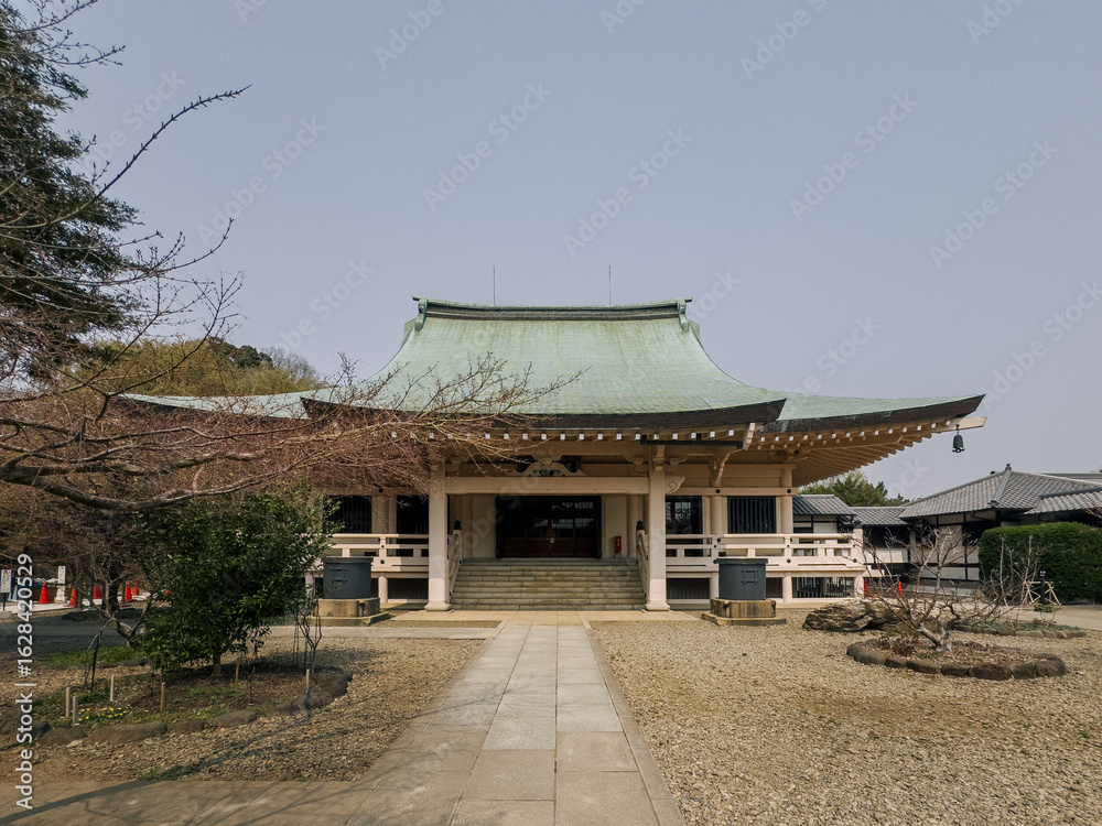 Naklejka premium Gotoku-ji temple in Tokyo